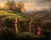 Louis Janmot Spring oil painting